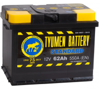 Аккумулятор TYUMEN BATTERY STANDARD 62 А/ч 580EN о/п
