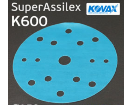 Круг шлифовальный ф150 Kovax SuperAssilex К600 зеленый