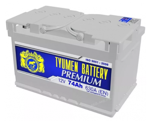 Аккумулятор TYUMEN BATTERY PREMIUM 74 А/ч 650 EN низкий о/п L