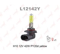 Лампочка LYNX  H10 12V 42W PY20D YELLOW